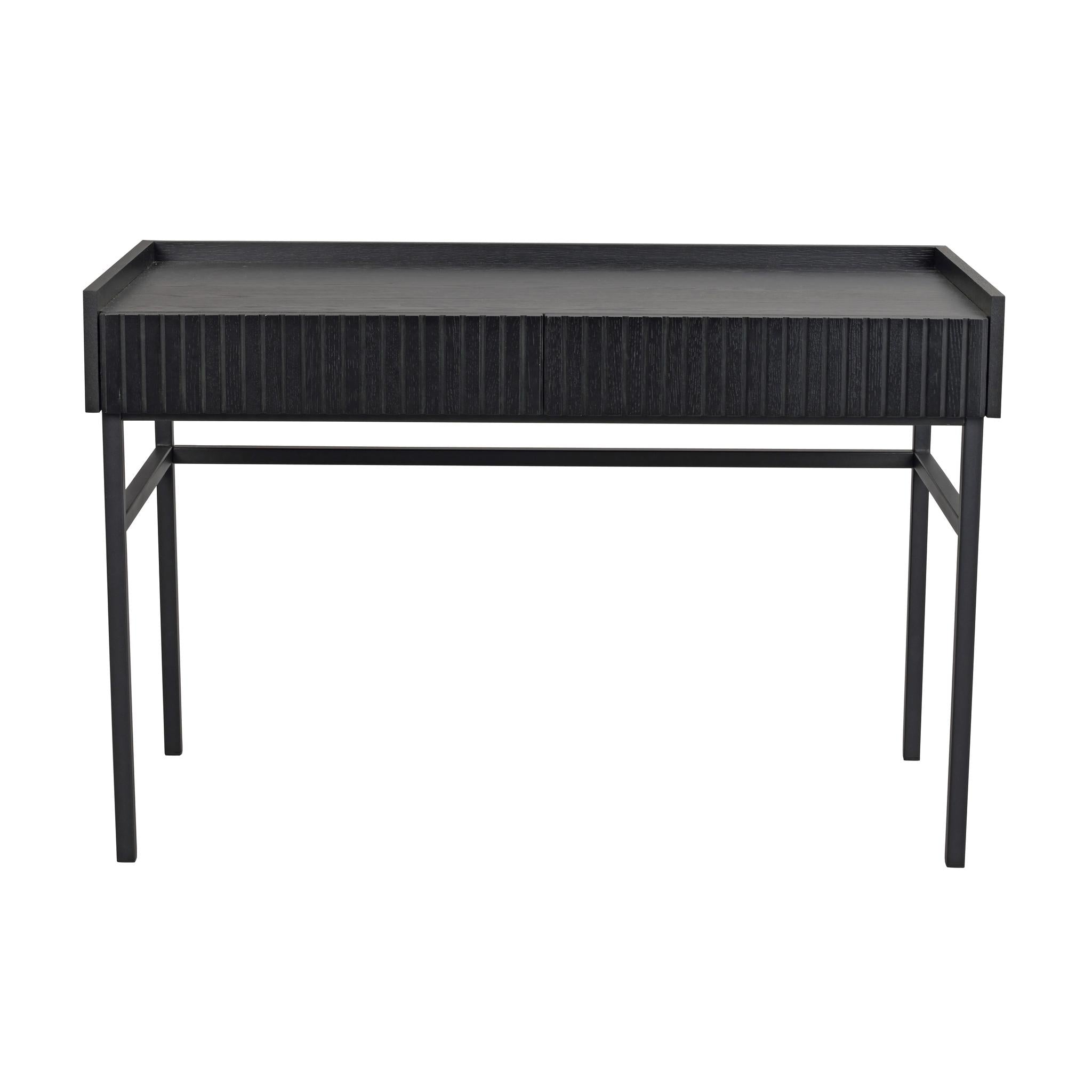 Mörkt stilrent skrivbord
