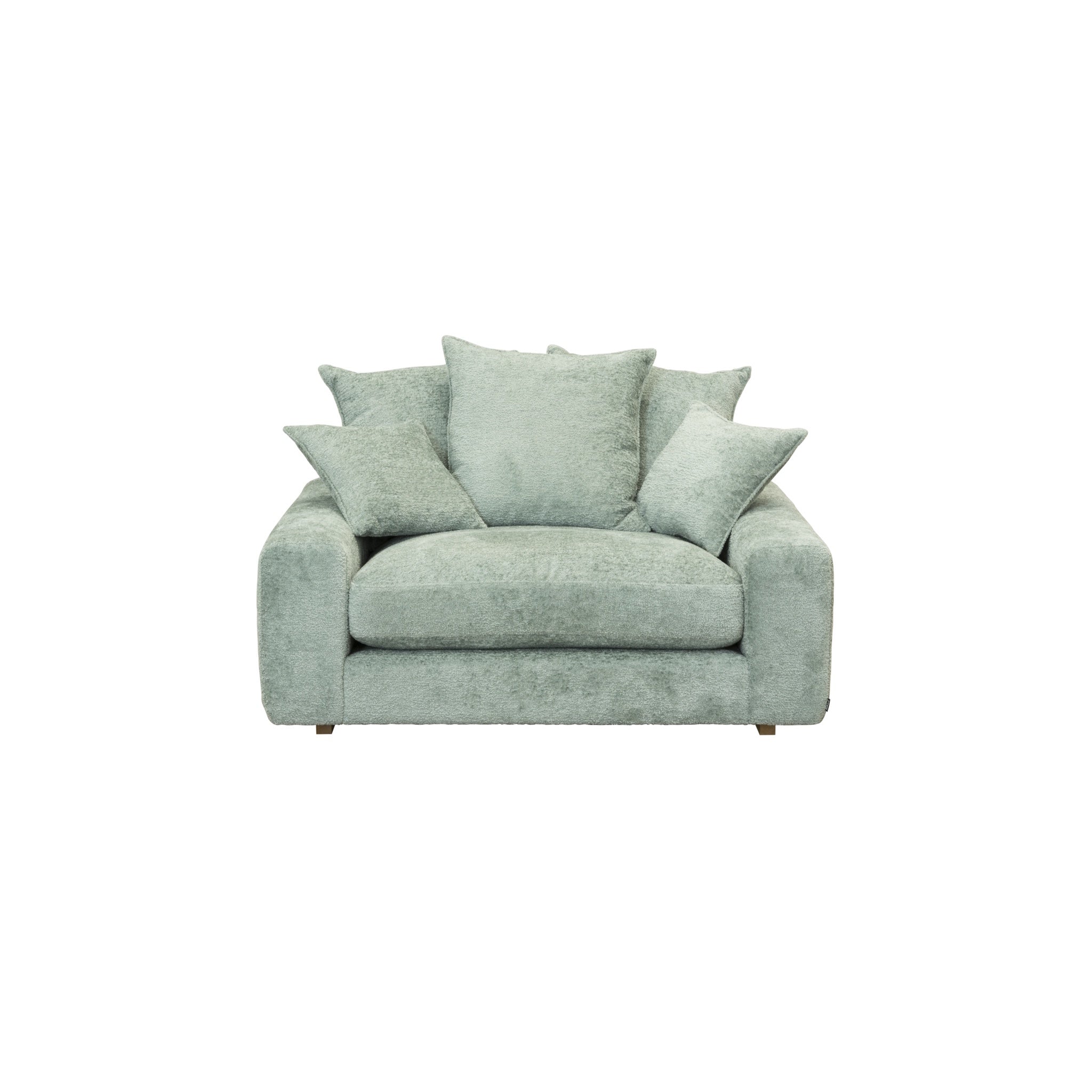 Tuva fåtölj i mintgrön