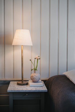 Karin Lampskärm D27 Linne Offwhite