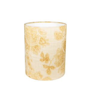 Cylinder lampskärm, i färgen sunshine honung. Produktbild, frontvy