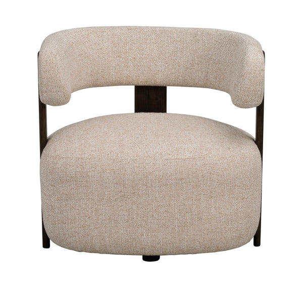 Jenison loungestol Brun ek