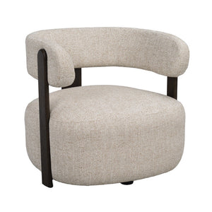 Jenison loungestol Brun ek, Rowico AB. Ljusbeige