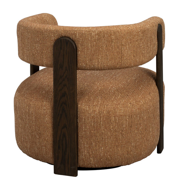 Jenison loungestol Brun ek