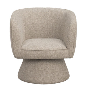 Shoreham fåtölj Beige tyg, snurr