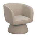 Shoreham fåtölj Beige tyg, snurr. Rowico ljusbeige