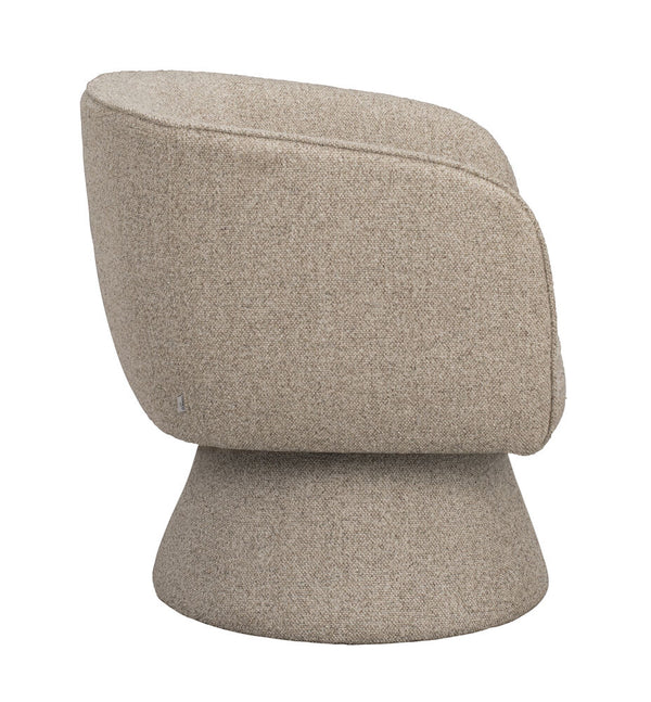 Shoreham fåtölj Beige tyg, snurr