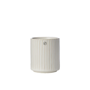 Mugg utan öra Ø7 H8cm Naturvit