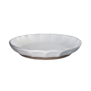 Assiett Vit/natur Ø17 cm