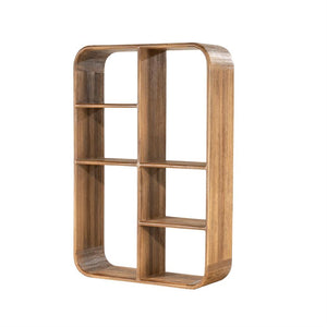 Cup & Co Vägghylla 90x20x64cm Teak/mdf. By-Boo