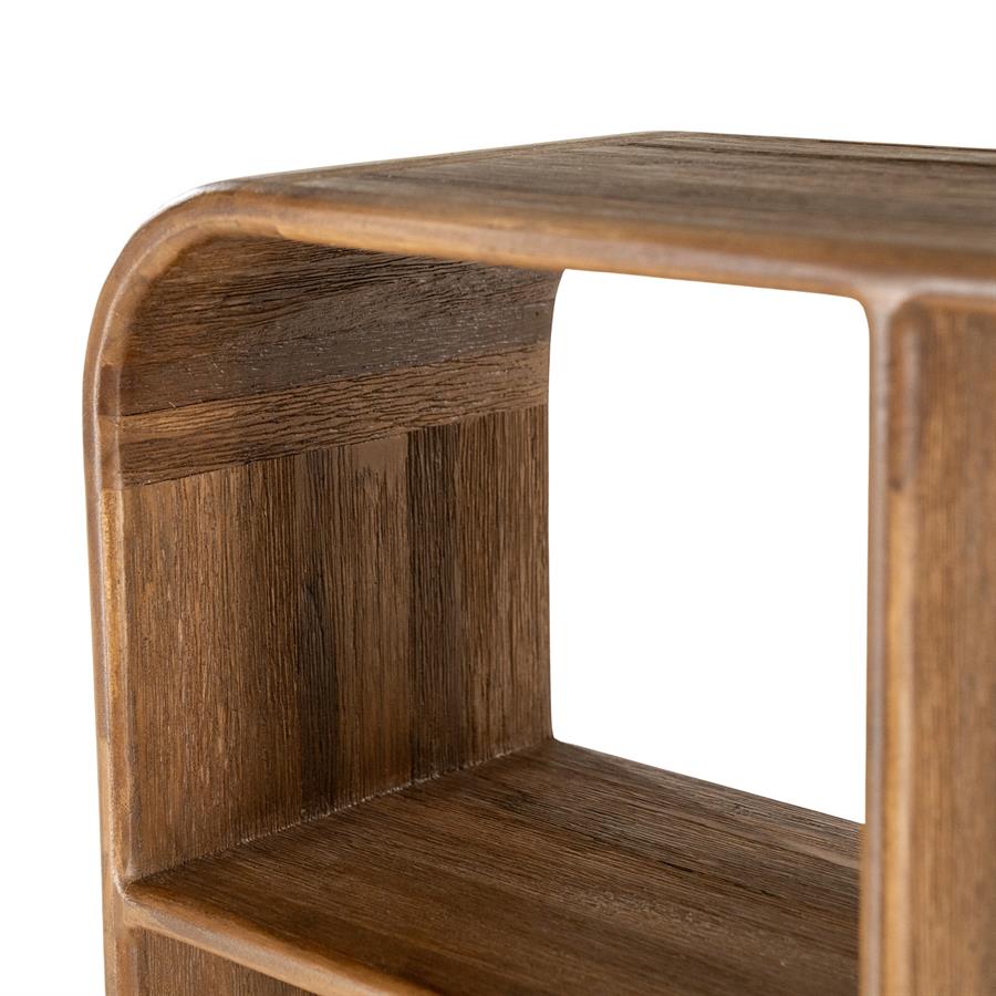 Cup & Co Vägghylla 90x20x64cm Teak/mdf. By-Boo