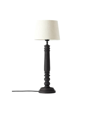 Qvist Lampfot 410 Black 50cm- produktbild med lampskärm som ej ingår