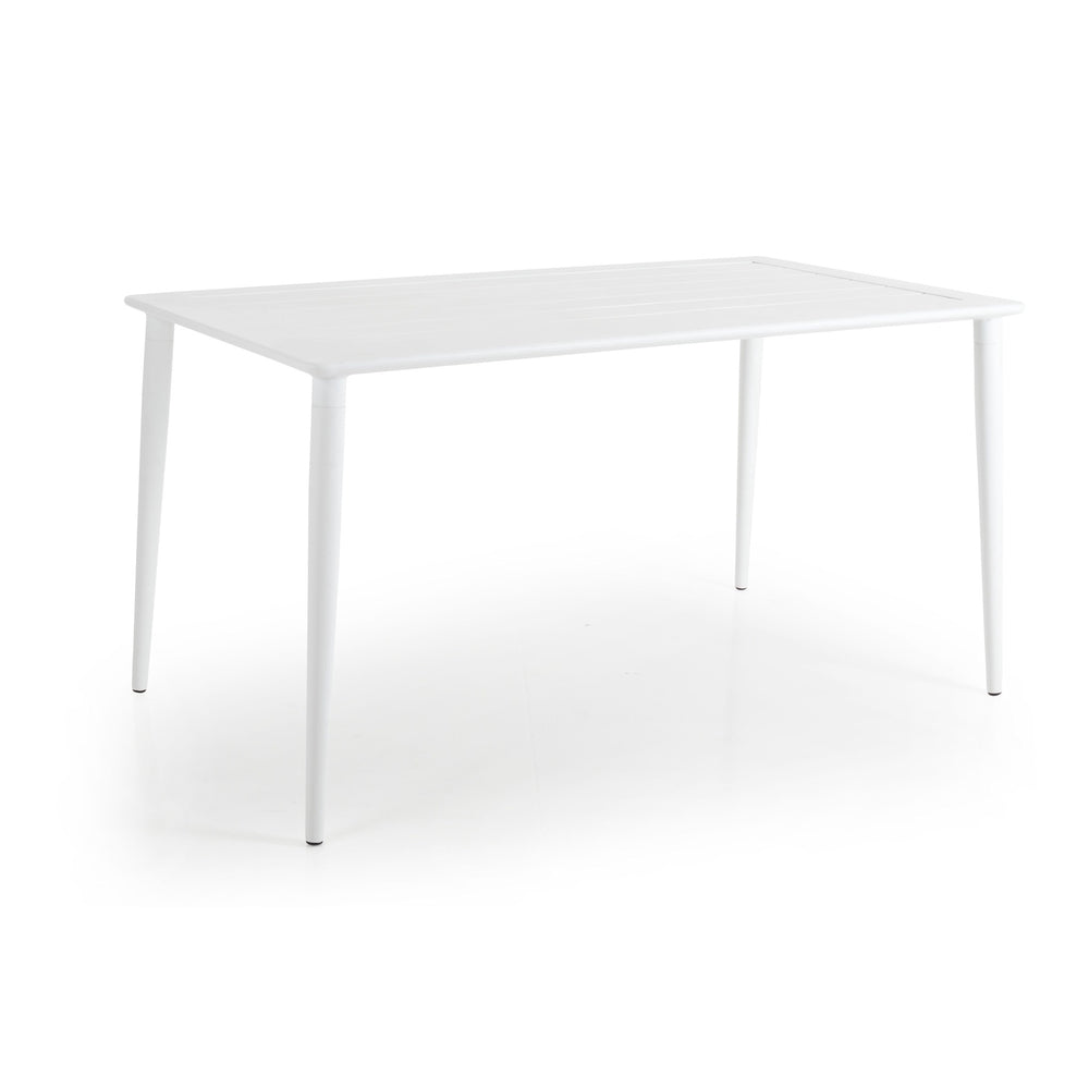 Nimes Matbord 78x78cm cm Vit aluminium