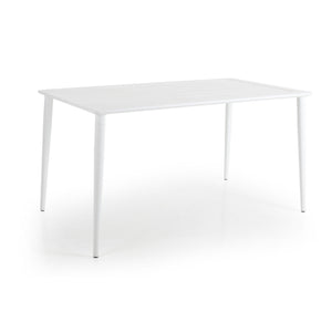 Nimes Matbord 78x78cm cm Vit aluminium