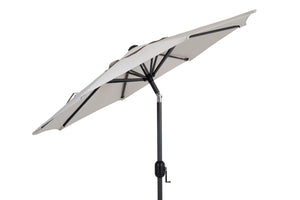 CAMBRE Parasoll Ø200cm Antracit/Khaki Tiltbart, vev.