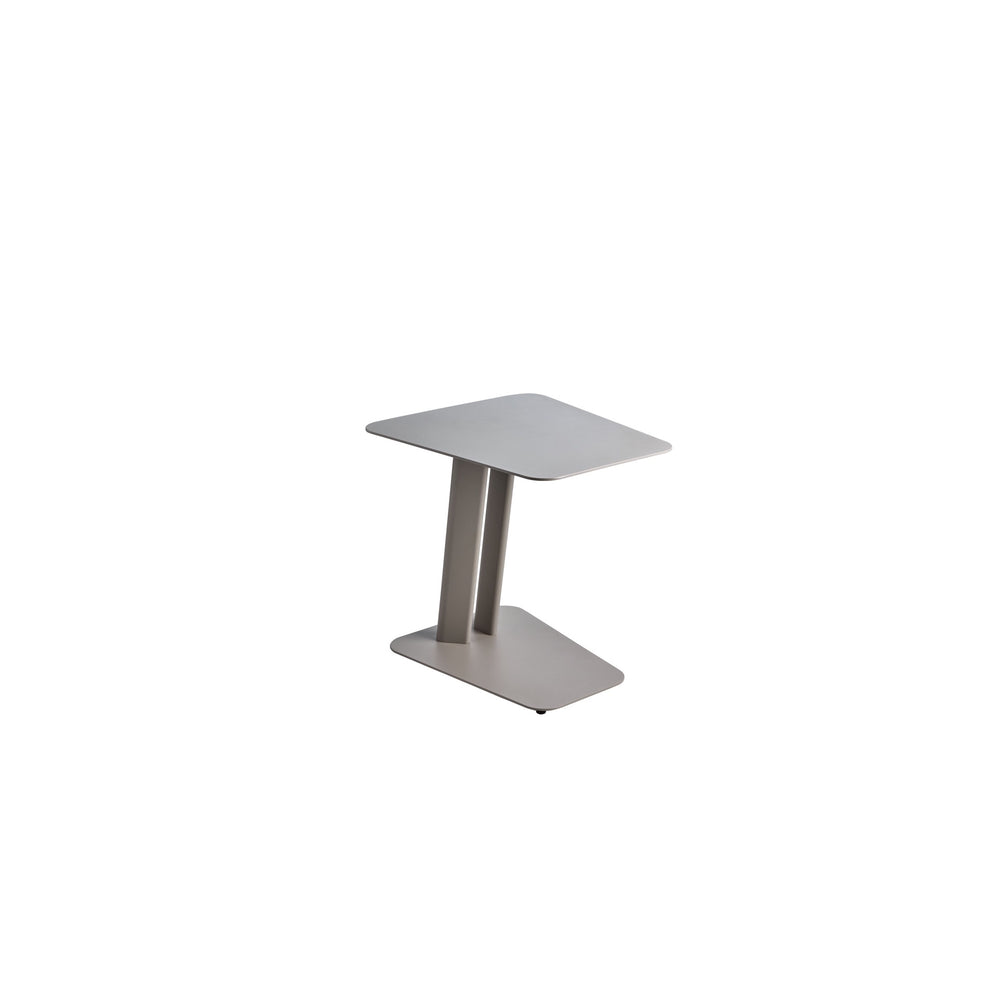 Sidobord i aluminium, i färgen khaki