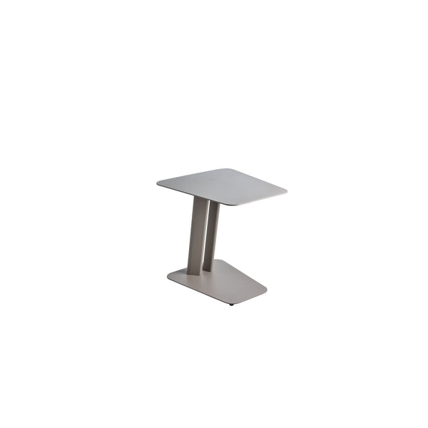 Sidobord i aluminium, i färgen khaki