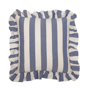 Amalia kuddfodral volang 45x45cm – marin