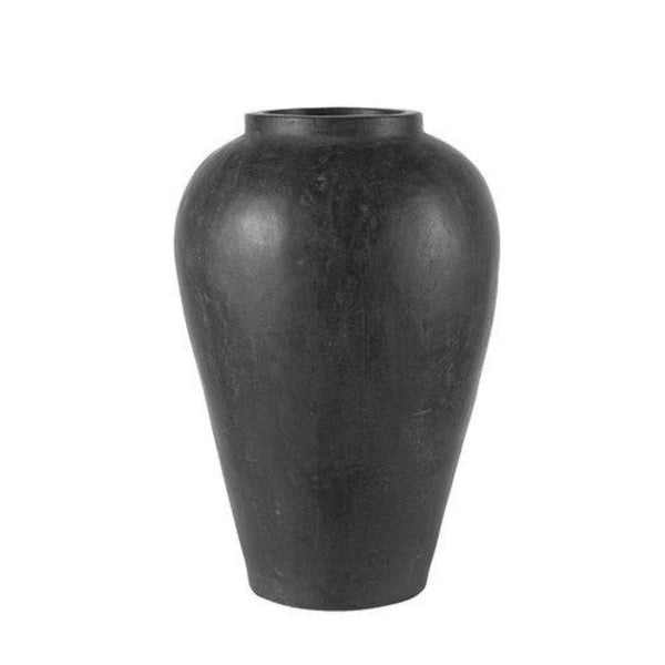 Baku Urna Ø28 H50cm, Svartmelerad- produktbild