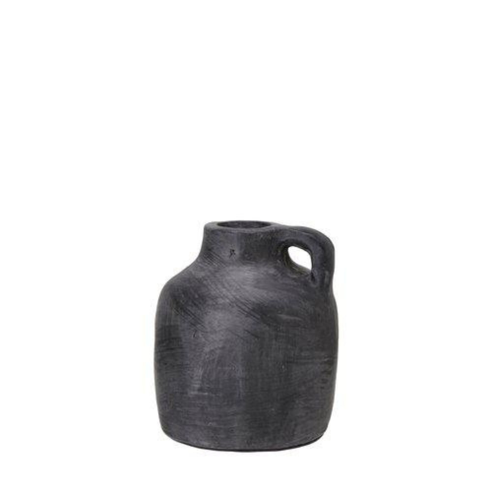 Baku Vas H15cm, Svartmelerad- produktbild