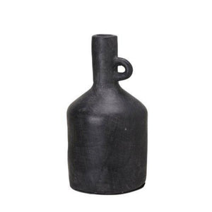 Baku Vas H22cm, Svartmelerad- produktbild