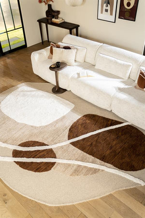 Ogani matta 240x340cm Ull multi. By-Boo