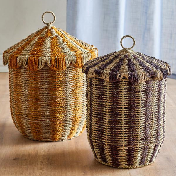 Cikkeline Korgset. sjögräs, Multi Ø37/32 H50/43cm- miljöbild på produkt