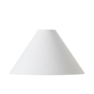 Qvist Lampskärm Conical 102 Linen White 30cm- produktbild frontvy