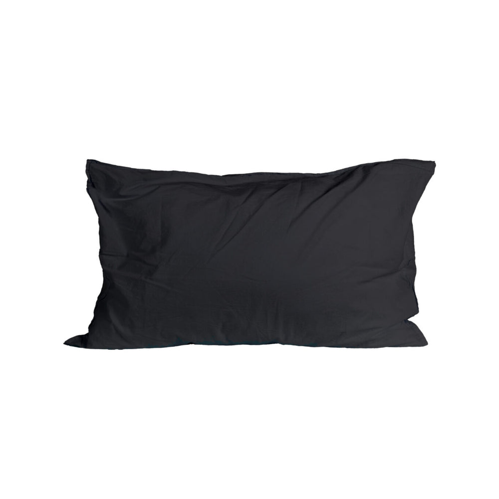 Crinkle Örngott 50x90cm phantom black- produktbild