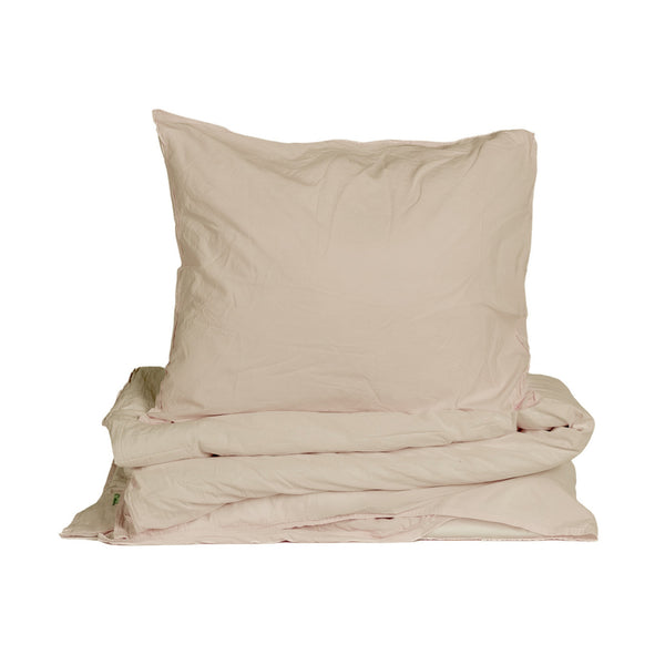 Crinkle Påslakanset 150x210 + 50x60cm feather grey- produktbild