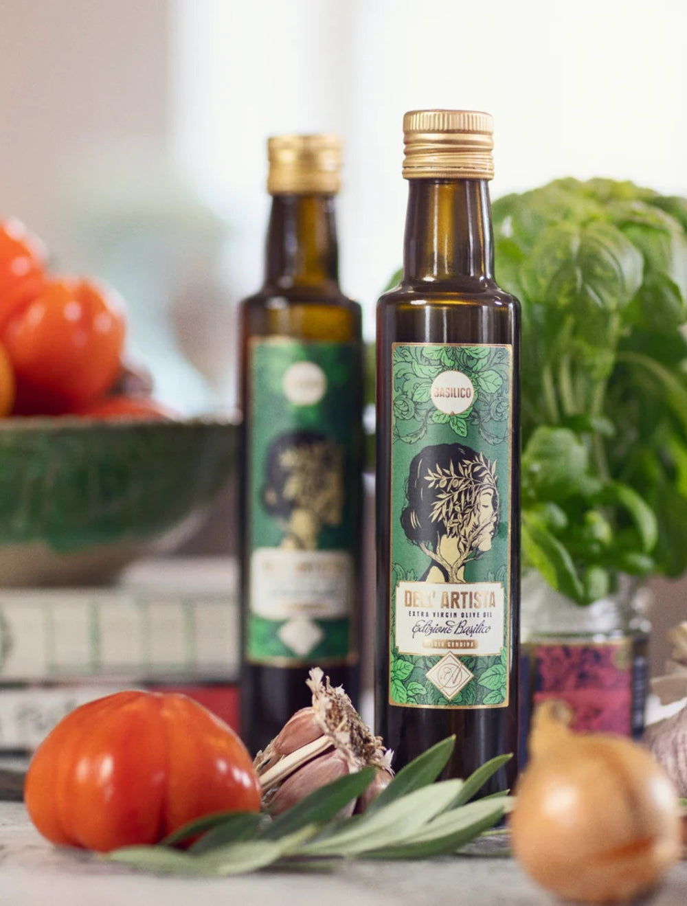 Dell`Artista Olivolja Basilico- produktbild