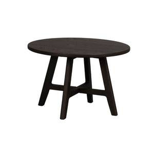 Dumbart Soffbord Ø60cm brunoljad ek- produktbild