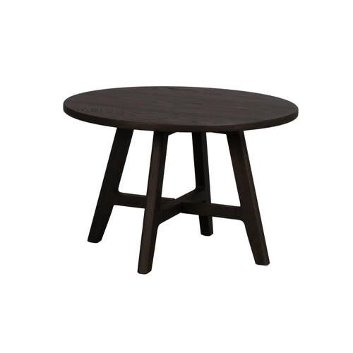 Dumbart Soffbord Ø60cm brunoljad ek- produktbild