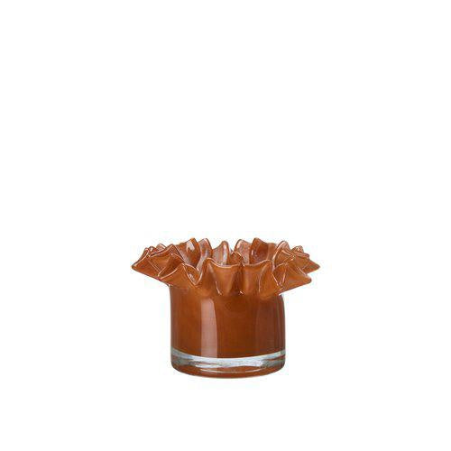 Edwina Ljuslykta orange Ø12 cm- produktbild