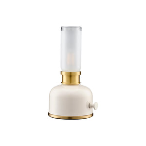 Frida bordslampa beige- produktbild släckt
