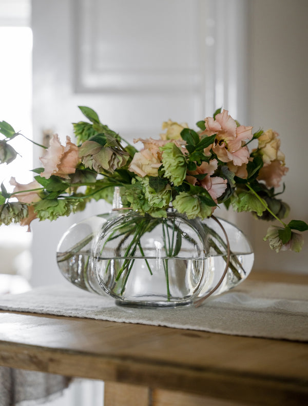 Glasvas Ø25 H16cm- miljöbild