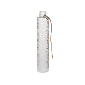 Glasvas Struktur Ø5 H25cm- produktbild