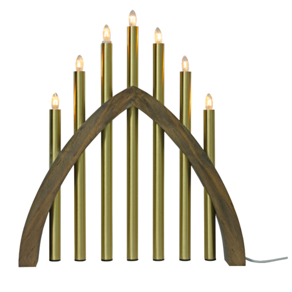 Gotland Adventsljusstake Gråbets/matt- produktbild