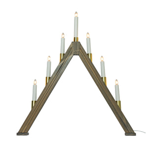 Halland Adventsljusstake Gråbrun- produktbild