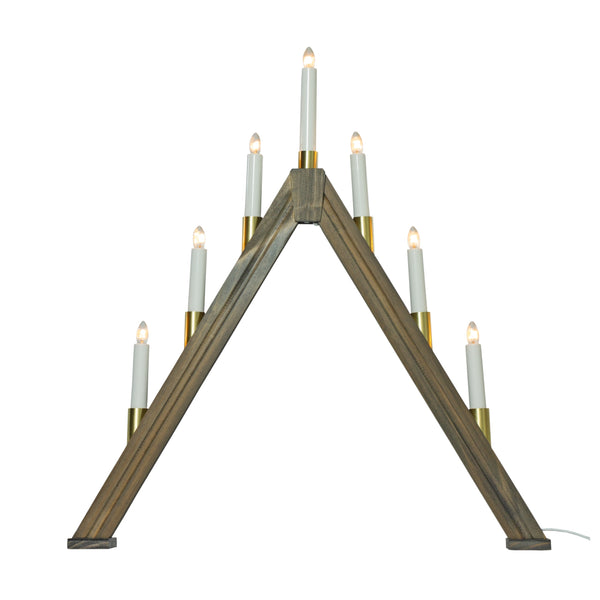 Halland Adventsljusstake Gråbrun- produktbild