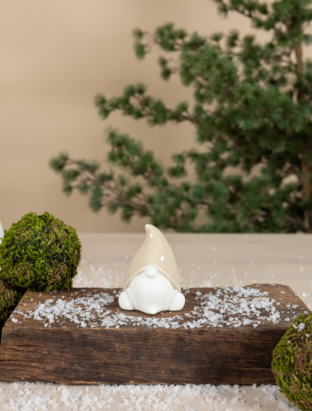 Harald Tomte liten Beige/vit- produktbild