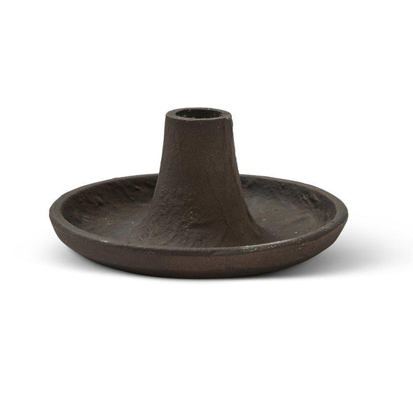 Indie Ljusstake Ø15cm Brun aluminium - produktbild