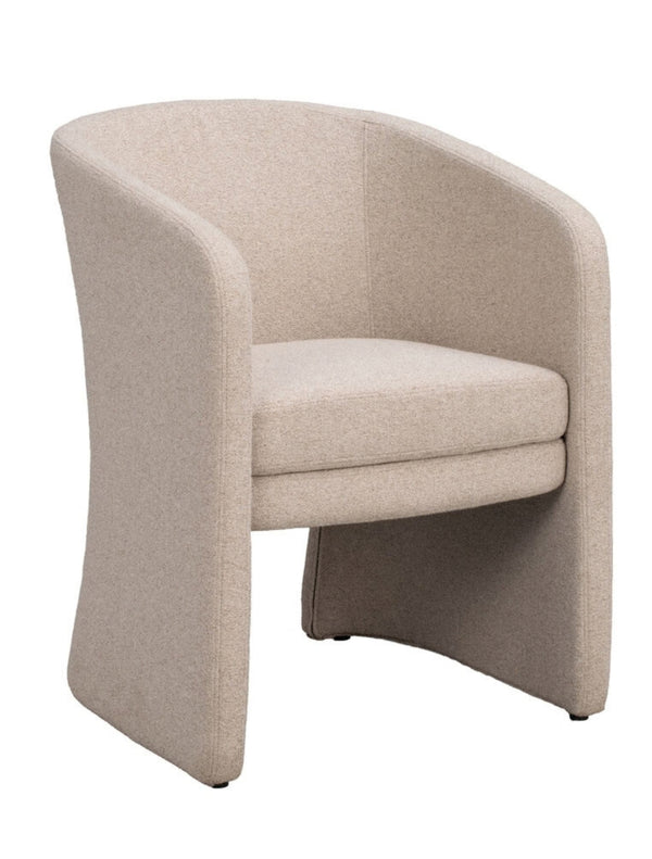 Jessup Karmstol, Beige- produktbild från snedden