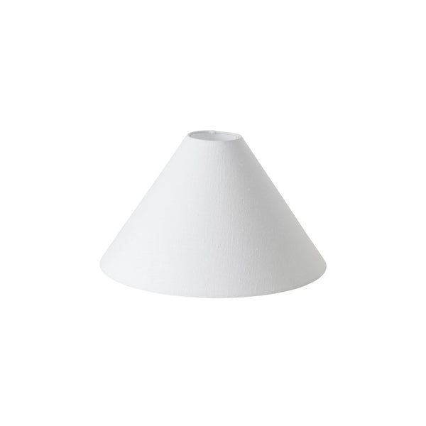 Qvist Lampskärm Conical 102 Linen White 38cm- produktbild vy ovanifrån