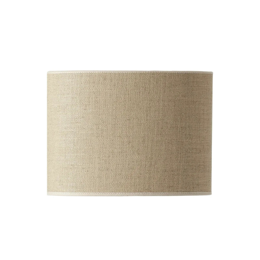 Lampskärm Qvist Modern Oval, 101 Natur 30cm- produktbild frontvy
