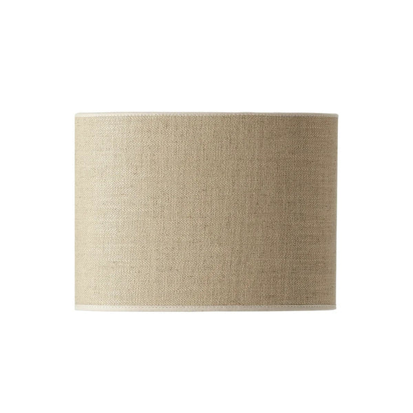 Lampskärm Qvist Modern Oval, 101 Natur 30cm- produktbild frontvy