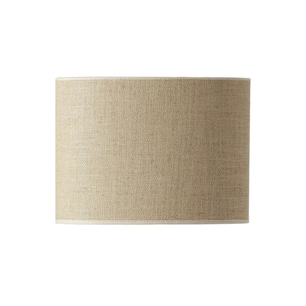 Lampskärm Qvist Modern Oval, 101 Natur 38cm- produktbild fronvy