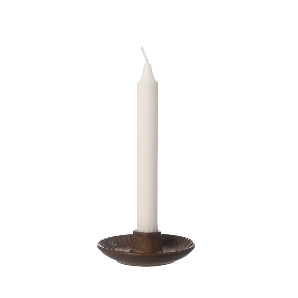 Ljusfat Ø10,5 Brun/beige- produktbild