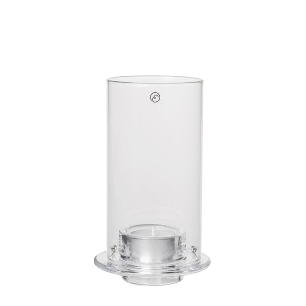 Ljuslykta f värmeljus Ø10H18cm Glas- produktbild