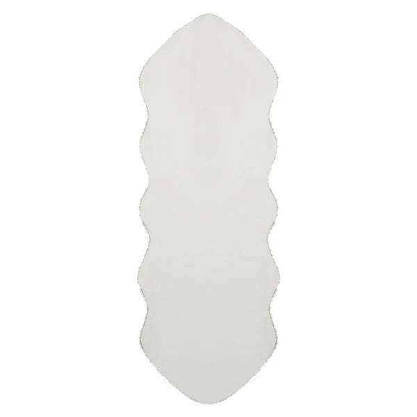 Lumme fäll 60x180cm i färgen sand- produktbild på baksidan