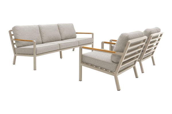 Nova soffgrupp 3+1+1 – Khaki/Soft Dusk, frontvy